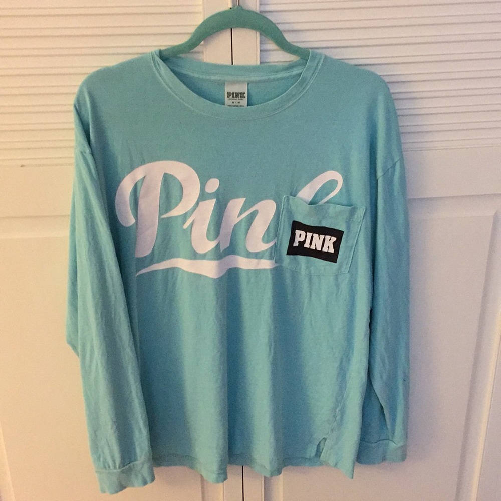 Victoria’s secret PINK Long sleeve campus tee